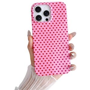 NWOT Ditsy Hearts iPhone Case